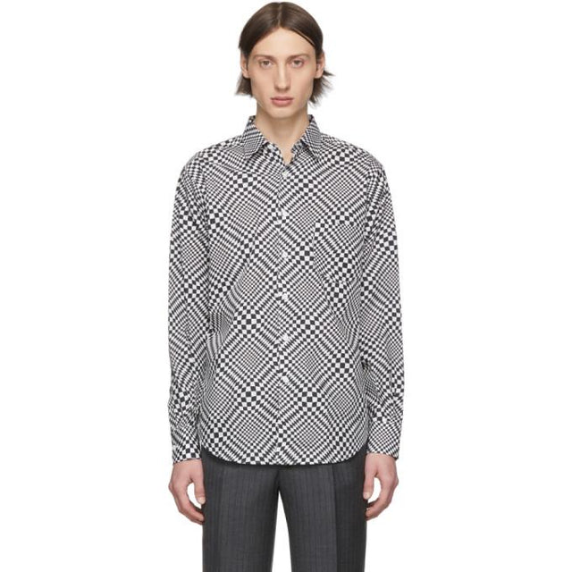 Cobra S.C. White and Black Check Model 1 Shirt