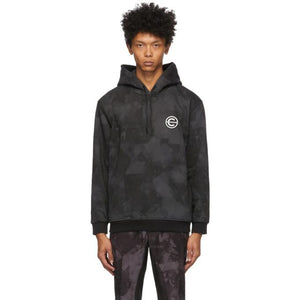 Colmar by White Mountaineering Black Printed Logo Hoodie