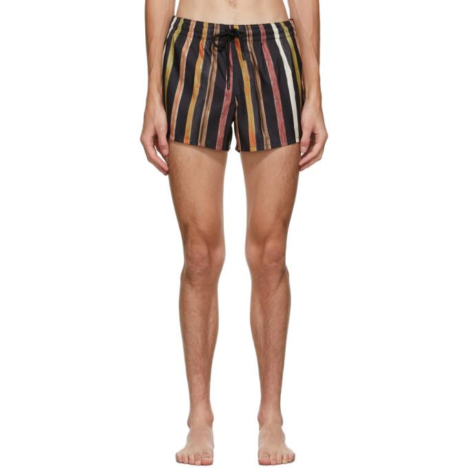 COMMAS Multicolor Solar Stripe Swim Shorts