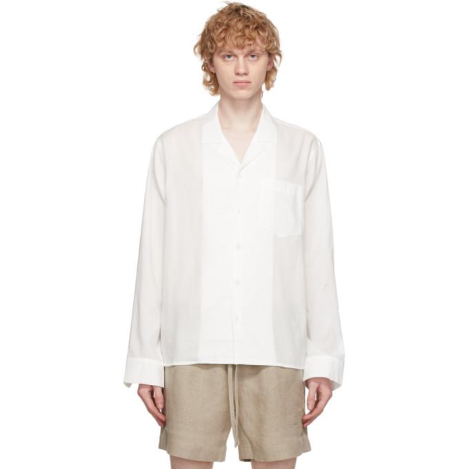 COMMAS White Camp Collar Shirt