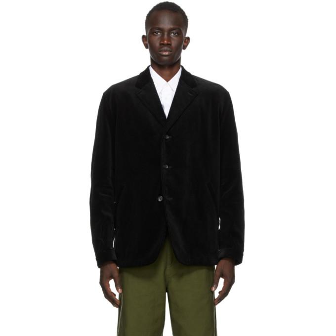 Comme des Garcons Homme Black Corduroy Jacket