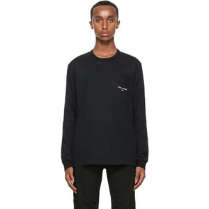 Comme des garcons homme 2025 long sleeve logo tee