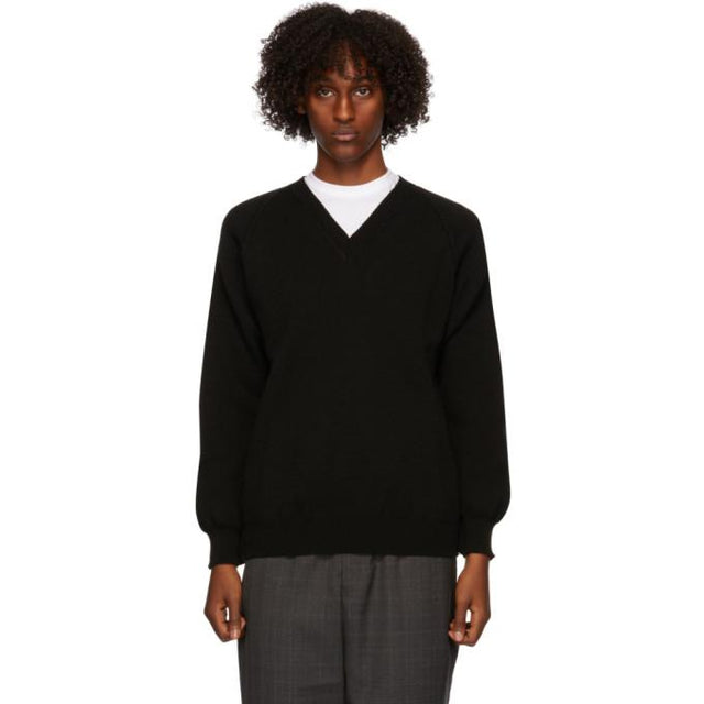 Comme des Garcons Homme Deux Black Lochaven Of Scotland Edition Sweater