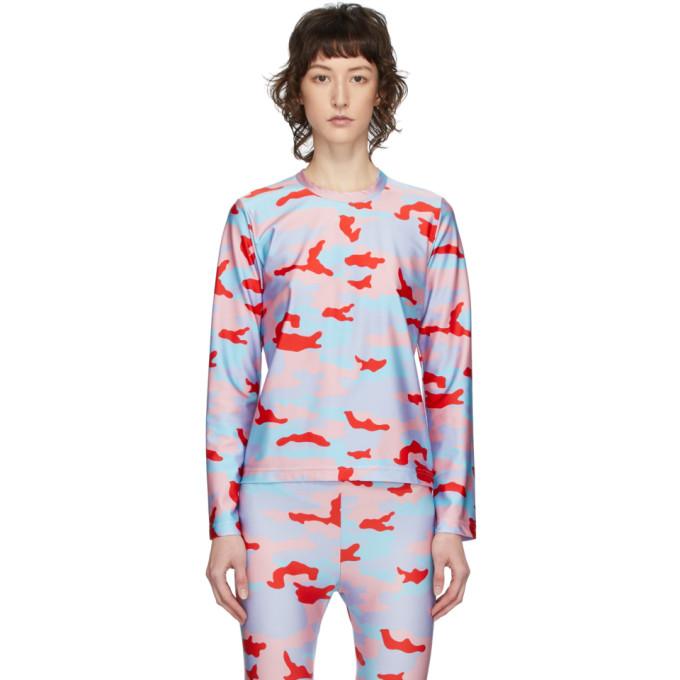 Comme des Garcons Multicolor Camo Long Sleeve T-Shirt