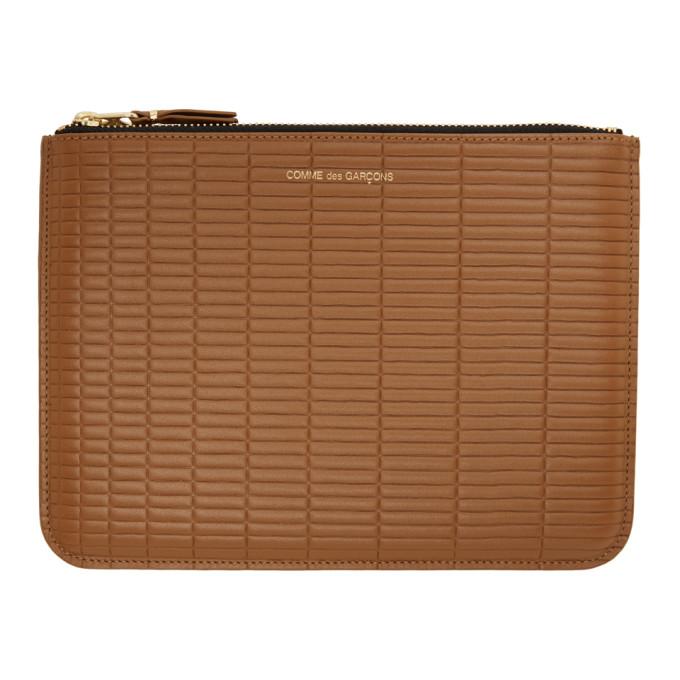 Comme des Garcons Wallets Tan Large Brick Pouch