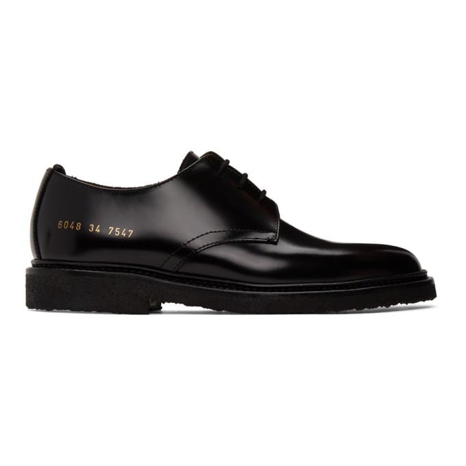 Common Projects Black Standard Derbys