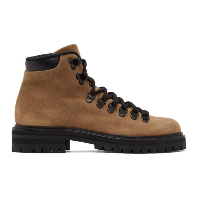 Common Projects Brown Suede Hiking Boots