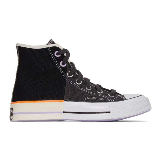 Converse Black Reconstructed Chuck 70 High Sneakers