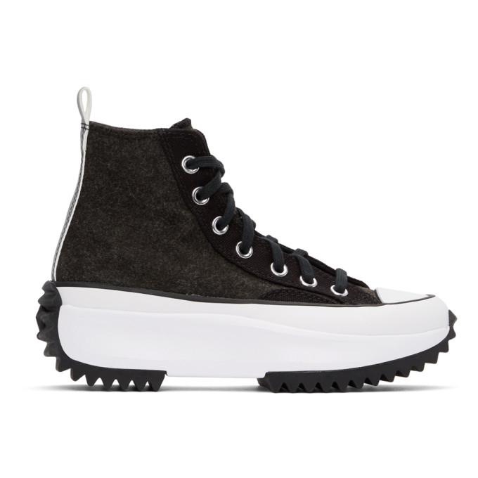 Converse Black Run Star Hike High-Top Sneakers