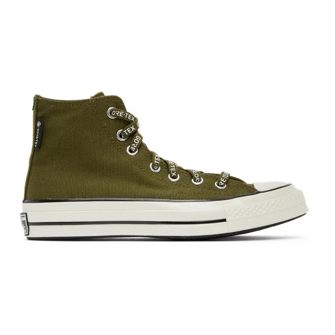 Converse Green Gore-TexÃ‚Â® Utility Chuck 70 High Sneakers