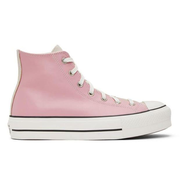 Converse Pink and Beige Chuck Taylor All Star Lift Sneakers