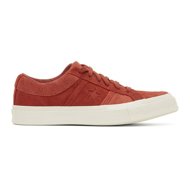 Converse Red Suede One Star Academy OX Sneakers
