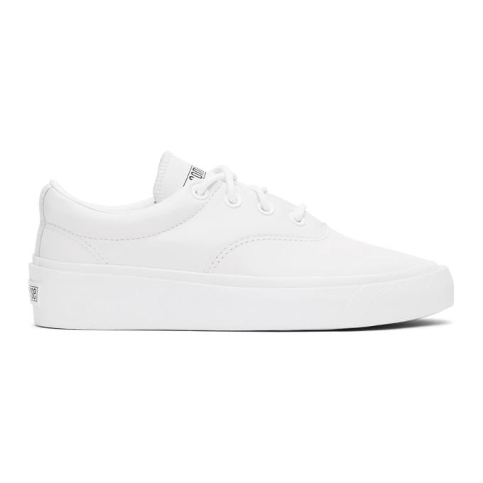 Converse White Skid Grip CVO Sneakers
