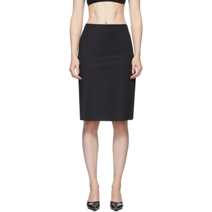 Coperni Black Cut-Out Skirt