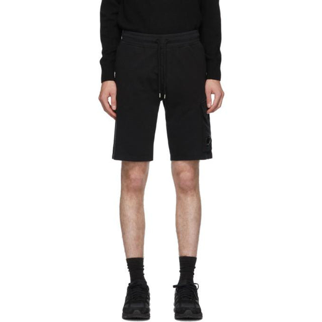 C.P. Company Black Cargo Bermuda Shorts