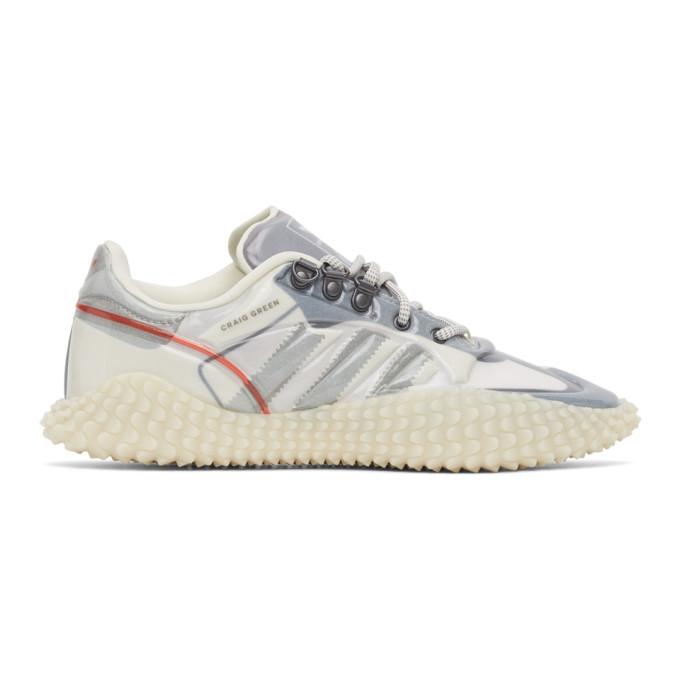 Craig Green White and Grey adidas Edition CG Polta AKH I Sneakers