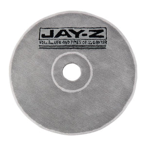 Curves by Sean Brown SSENSE Exclusive Grey Handmade CD Rug-BlackSkinny
