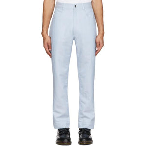 Daniel W. Fletcher Blue Contrast Stitch Jeans