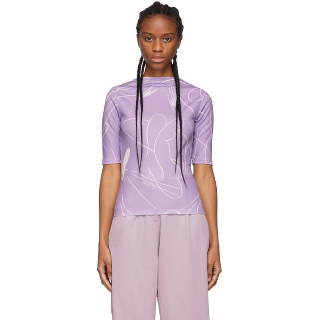 Danielle Cathari Purple Emblazoned T-Shirt