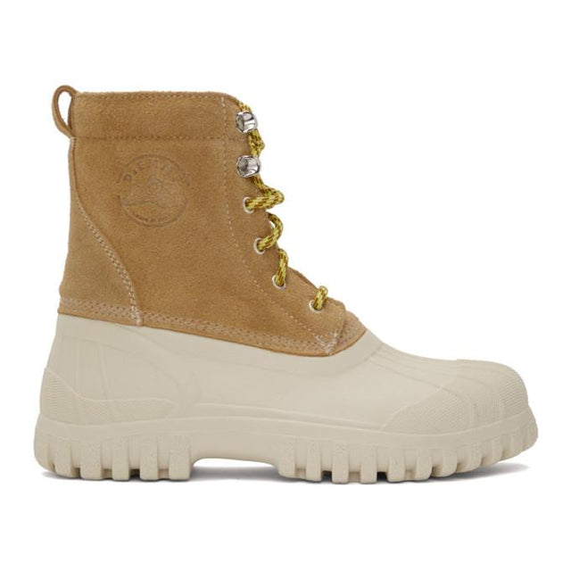 Diemme Beige Suede Anatra Boots