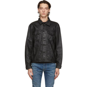 Diesel Black Denim Nhill-TW Jacket