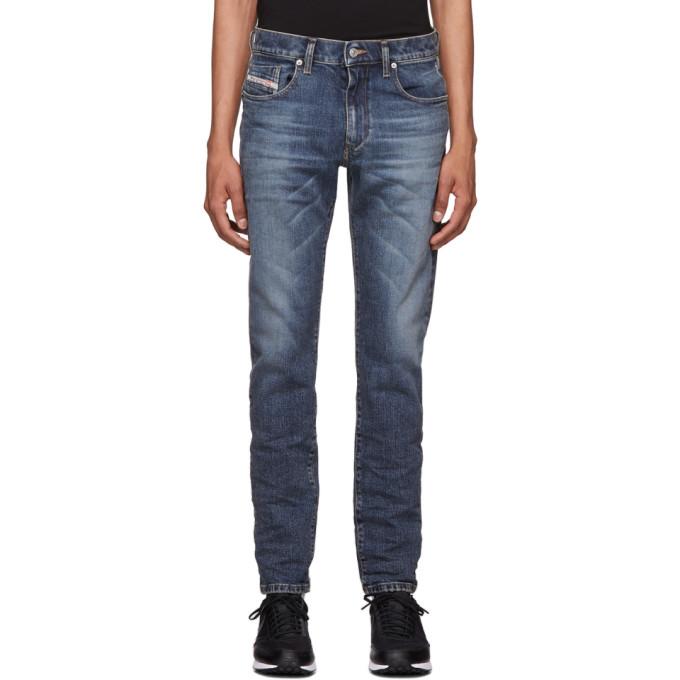 Diesel Blue D-Strukt Washed Jeans