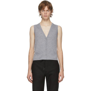 Dion Lee Grey Wool Vest