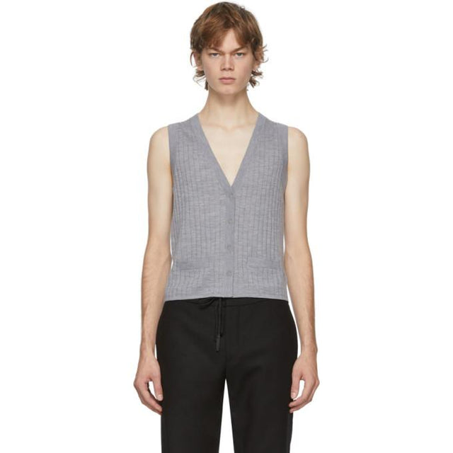 Dion Lee Grey Wool Vest