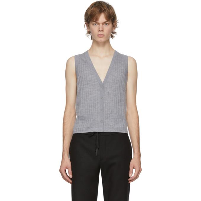 Dion Lee Grey Wool Vest