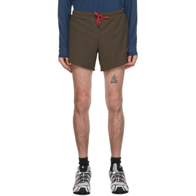 District Vision Kahki Spino 5 Training Shorts