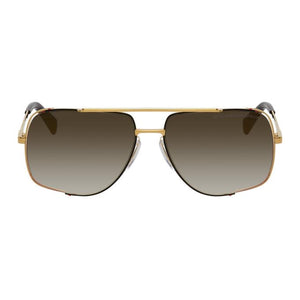 Dita Gold and Grey Midnight Special Sunglasses