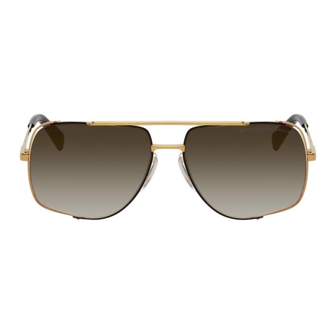 Dita Gold and Grey Midnight Special Sunglasses
