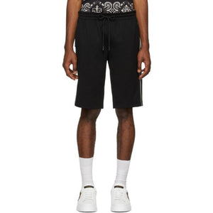 Dolce and Gabbana Black Cavallerry Bermuda Shorts