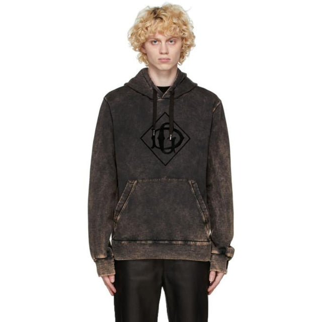Dolce and Gabbana Black DNA Logo Hoodie