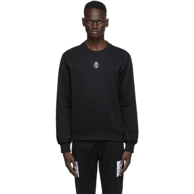 Dolce and Gabbana Black Heart Crown Sweatshirt
