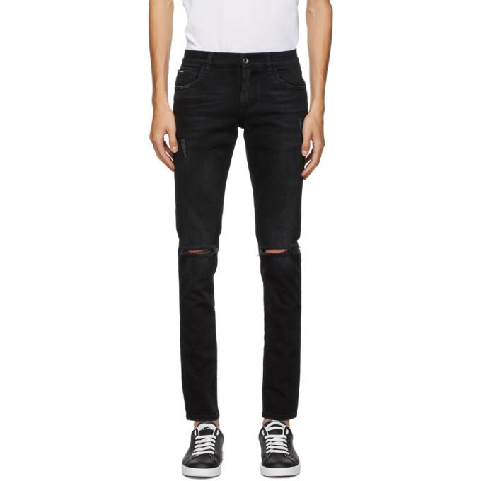 Dolce and Gabbana Black Slim Jeans