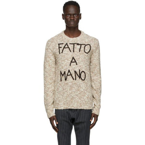 Dolce and Gabbana Brown Fatto A Mano Sweater