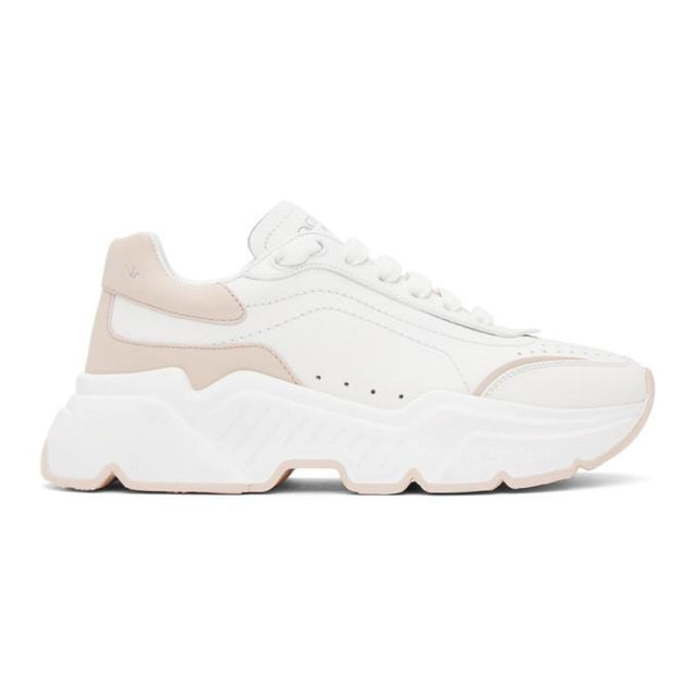 Dolce and Gabbana White Daymaster Sneakers
