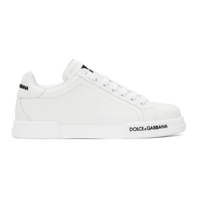 Dolce and Gabbana White Low-Top Sneaker