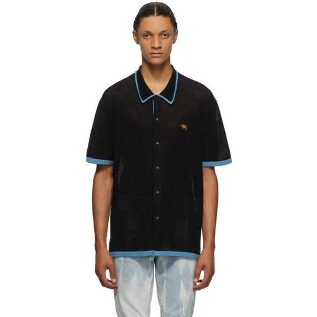 Double Rainbouu Black Knit Shirt