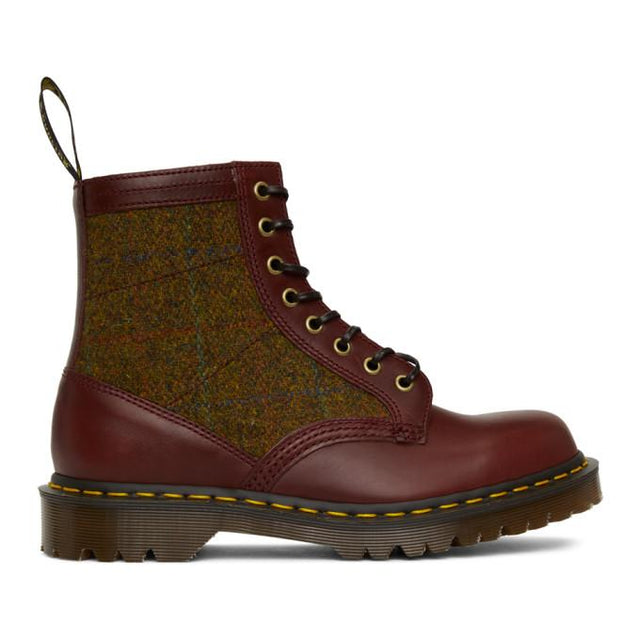 Dr. Martens Burgundy Made in England 1460 Boots