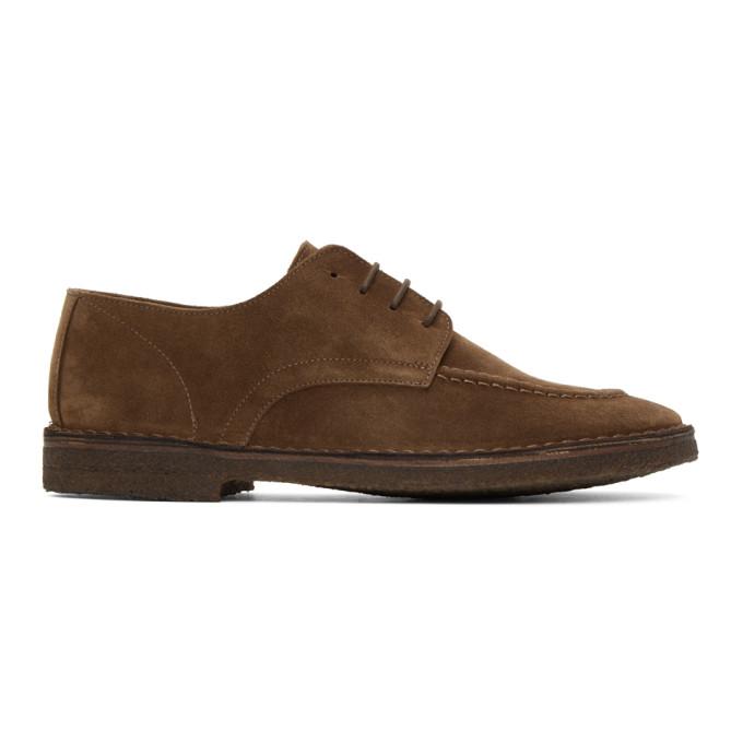 Drakes Brown Chard Moc Toe Derbys