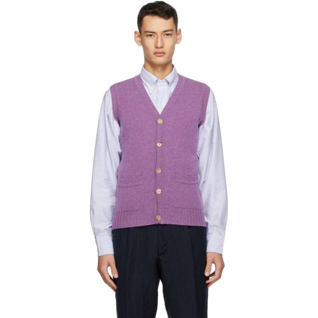 Drakes Purple Geelong Vest