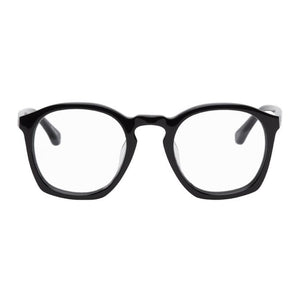 Dries Van Noten Black Linda Farrow Edition Square Glasses