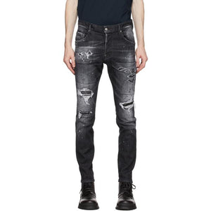 Dsquared2 Black Ripped Skater Jeans