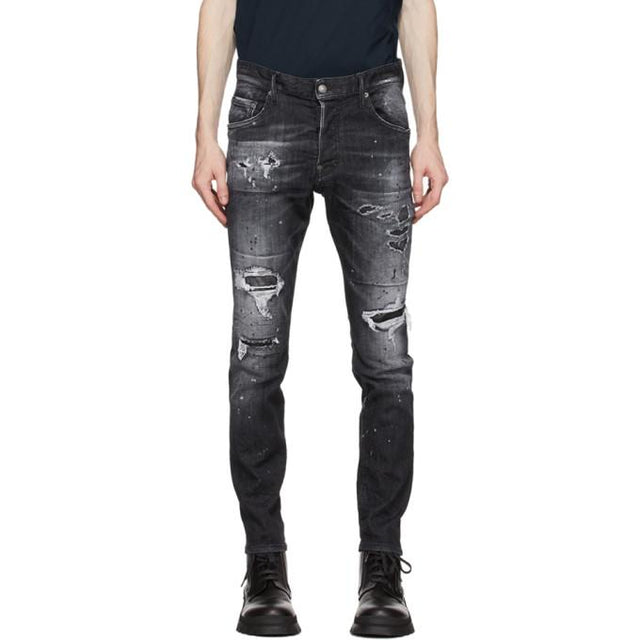 Dsquared2 Black Ripped Skater Jeans