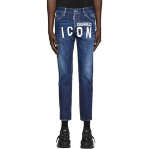 Dsquared2 Blue Icon Semplice Skater Jeans