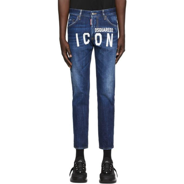 Dsquared2 Blue Icon Semplice Skater Jeans