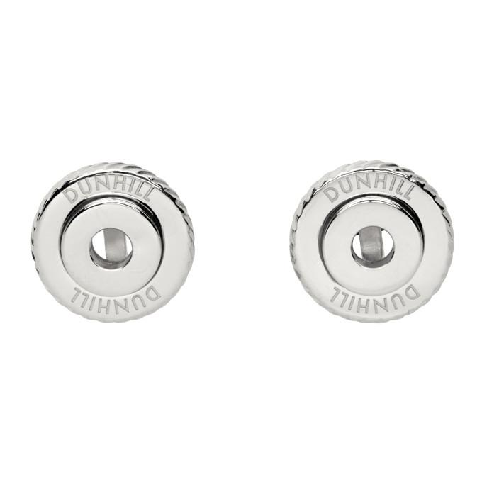 Dunhill Silver Gear Cufflinks