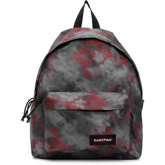 Eastpak Black and Red Tie-Dye Padded Pakr Backpack